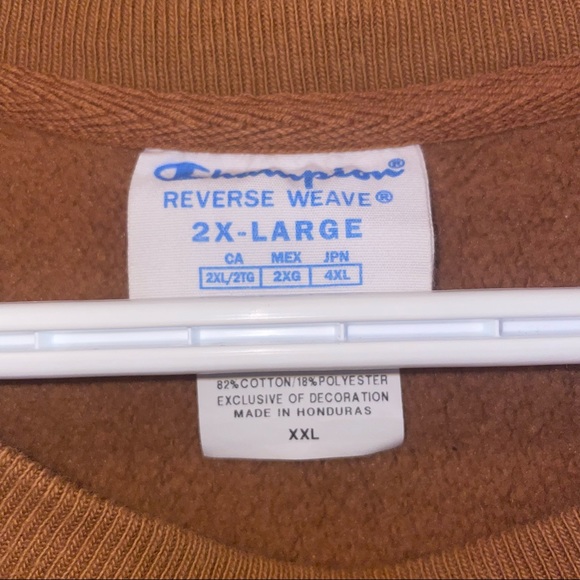 Tan Champion Crew Neck - Picture 3 of 3